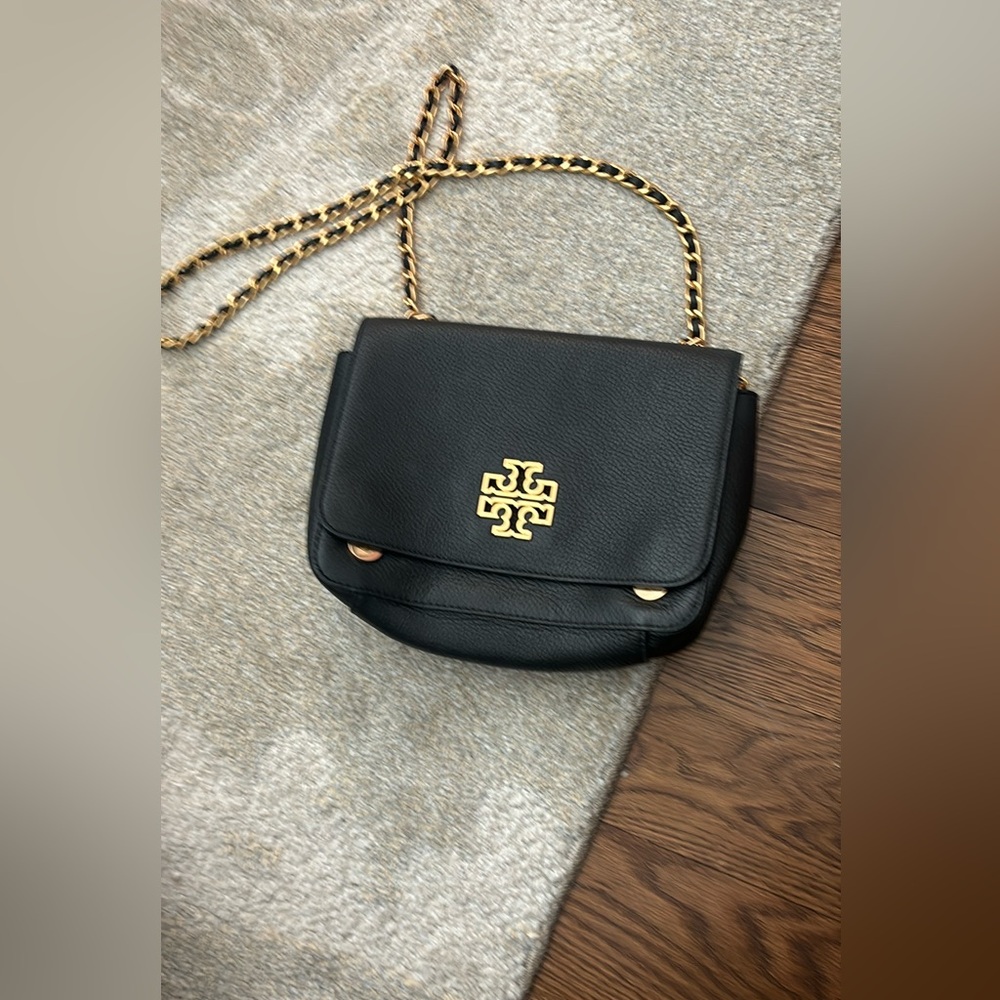 Tory Burch Black Leather Crossbody Bag